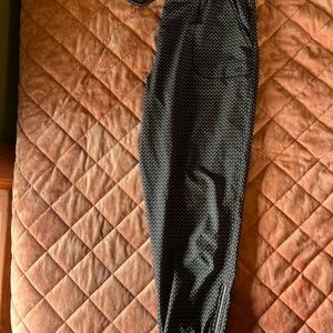 Albion Black and White Polka Dot Joggers